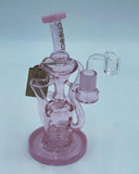 Cheech Glass Pink Dual Recycler