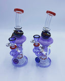 Cheech Glass Purple Recycler Percolator