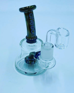 Cheech Glass 5 Inch Metallic Rig