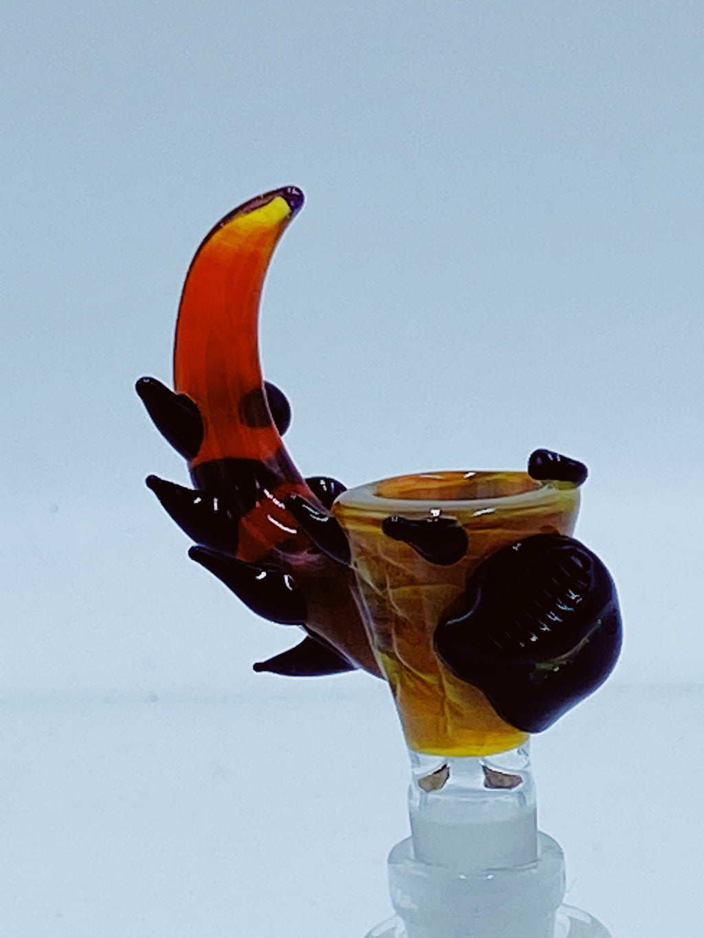 Tear E 14mm Monster Bowl Type 4 - Smoke Country - Land of the artistic glass blown bongs