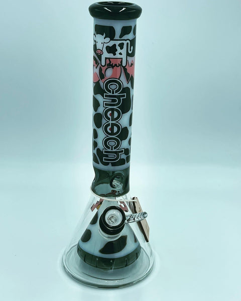 Cheech Glass Cow Double Beaker