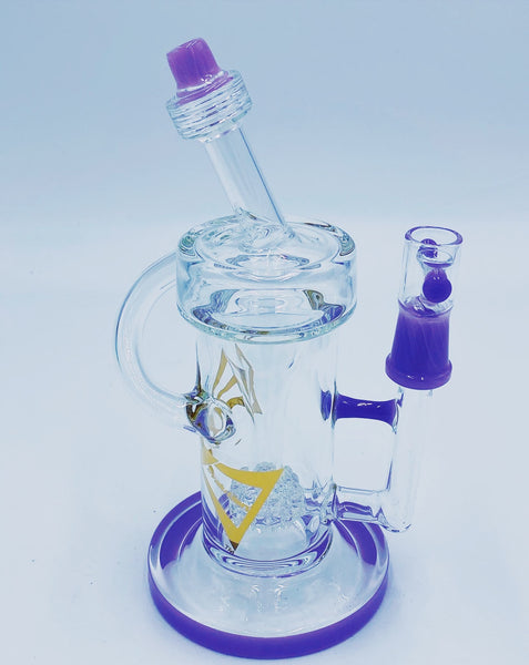 Evolution Glass Purple Barrel Recycler