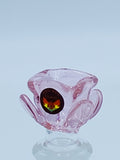 Red Eye Rose Bowl bowl Red Eye Glass- Smoke Country - Land of the artistic glass blown bongs