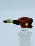 MELT GLASS 14MM RED MONSTER BOWL - Smoke Country - Land of the artistic glass blown bongs