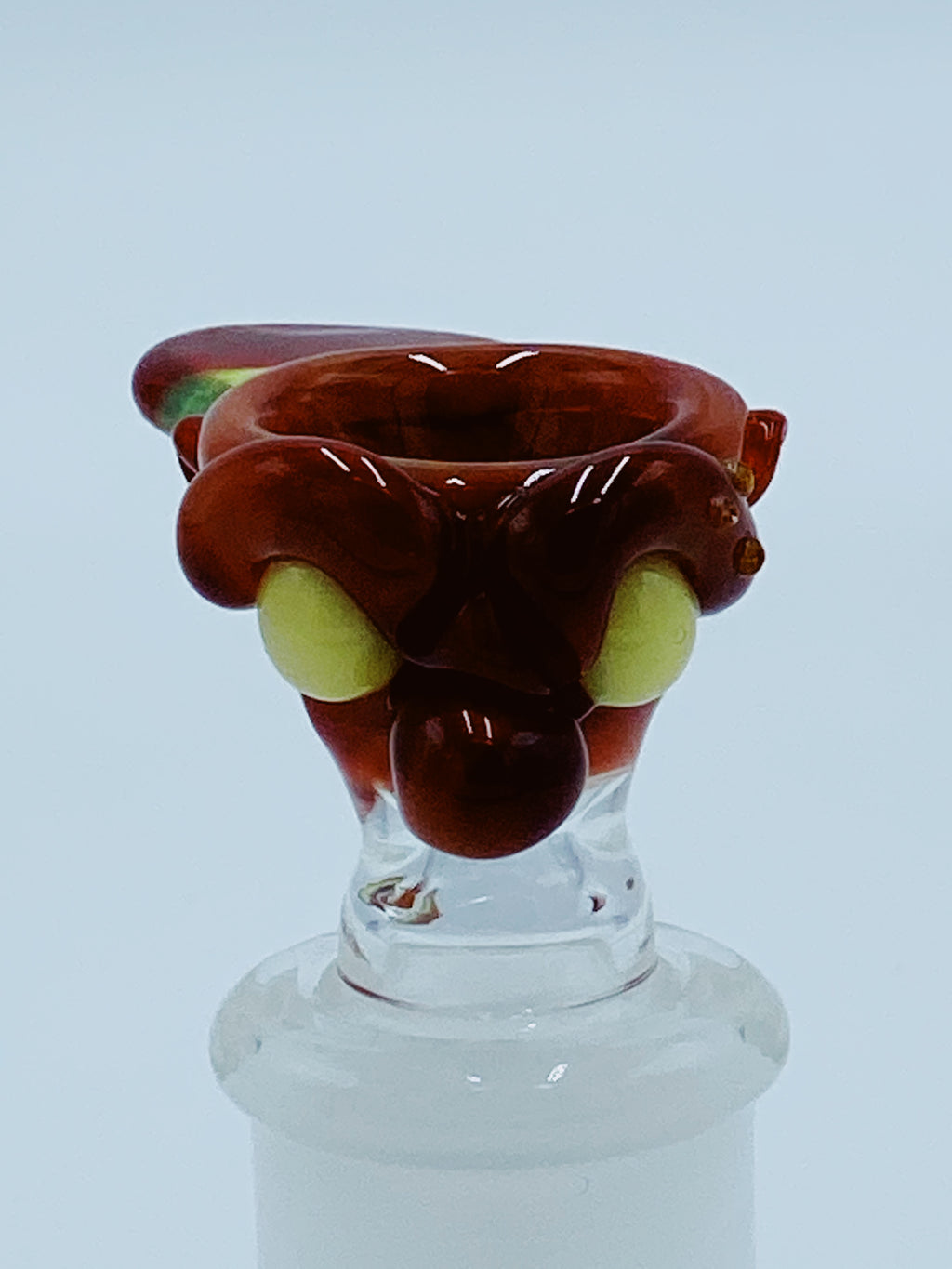 MELT GLASS 14MM RED MONSTER BOWL - Smoke Country - Land of the artistic glass blown bongs