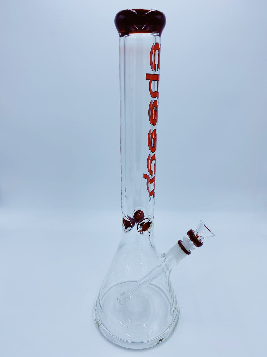 Cheech Glass 9mm Red Beaker