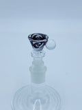 Cheech Glass 14mm Green Wigwag Bowl - Smoke Country - Land of the artistic glass blown bongs