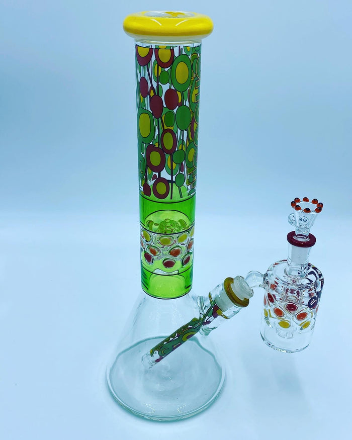 Cheech Glass Funky Beaker Set