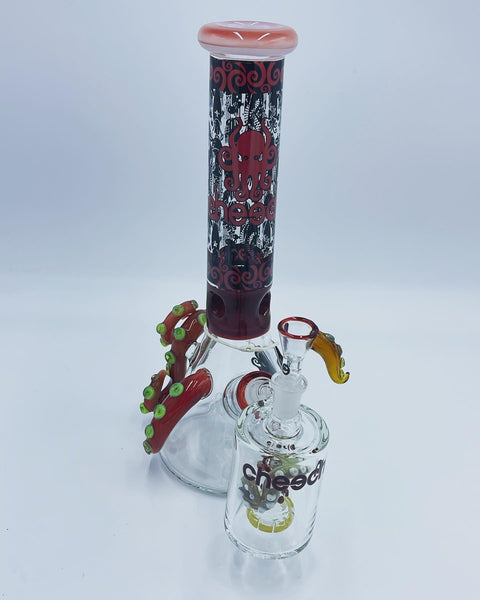 Cheech Glass Octopus Beaker Set