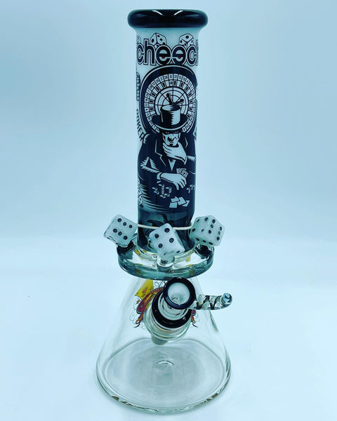 Cheech Glass Dice Beaker