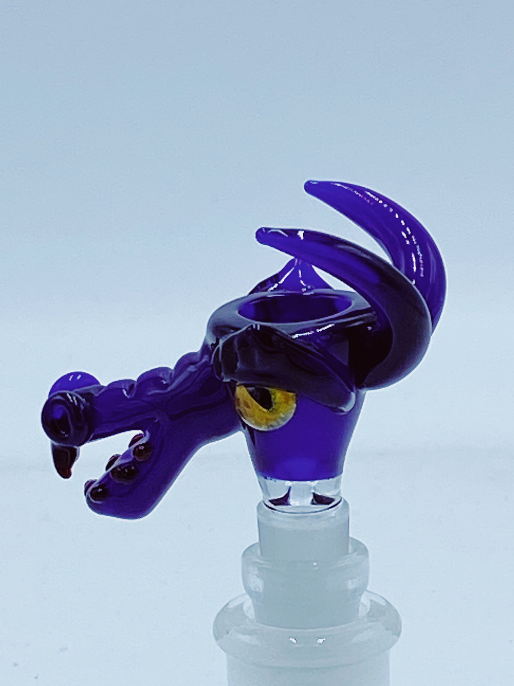 Tear E 14mm Custom Blue Dragon Bowl - Smoke Country - Land of the artistic glass blown bongs