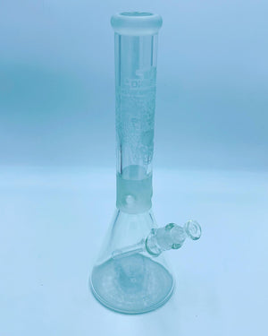 OG Glass Frosted Skull Beaker