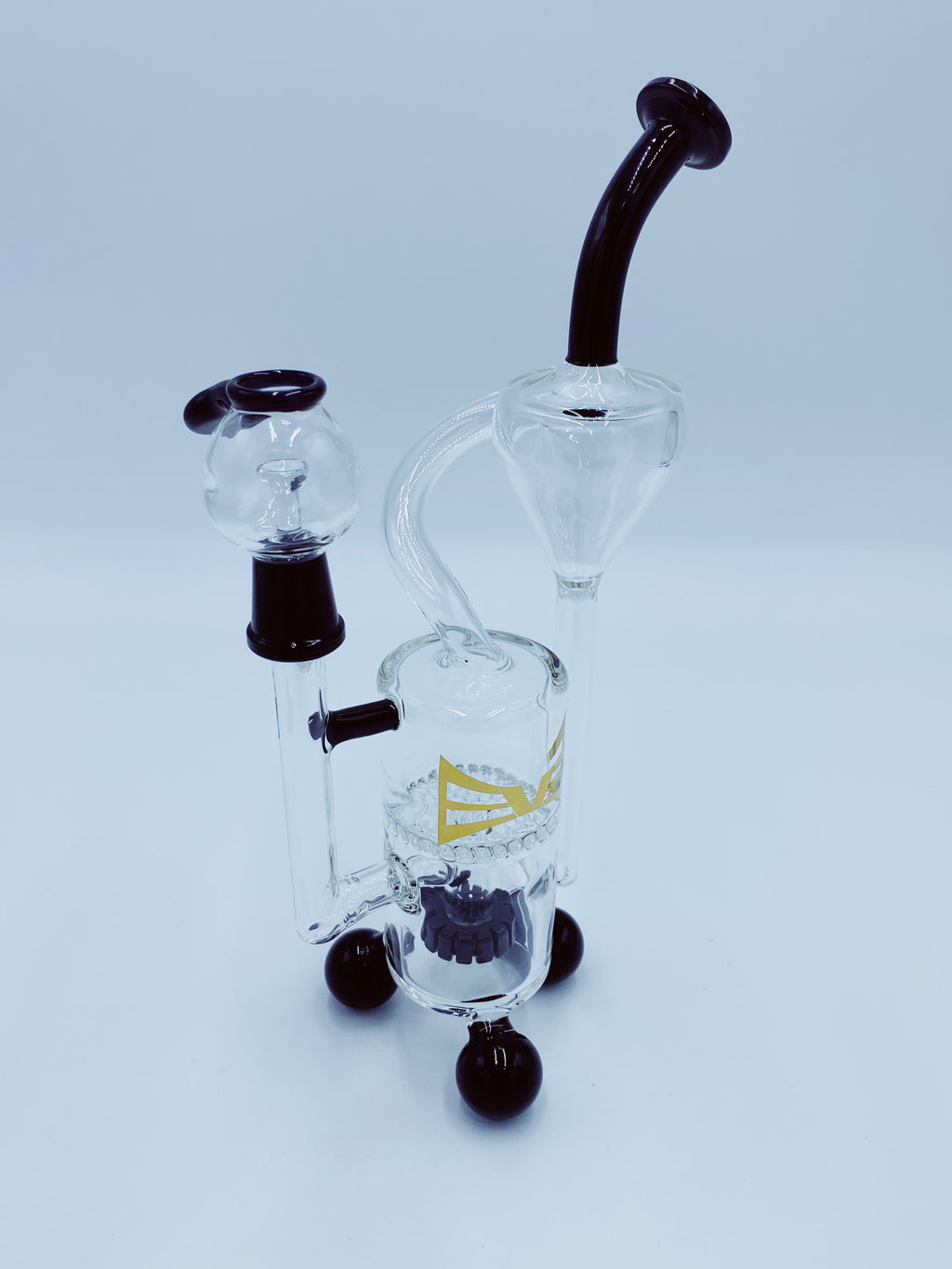 Evolution Glass Honey Comb Recycler rigs EVOLUTION GLASS- Smoke Country - Land of the artistic glass blown bongs