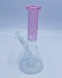 Cheech Glass 12 Inch Pink Skull Beaker