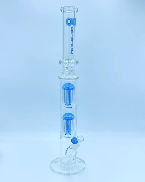 OG Glass 24 Inch Double Tree Percolator