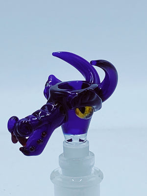Tear E 14mm Custom Blue Dragon Bowl - Smoke Country - Land of the artistic glass blown bongs