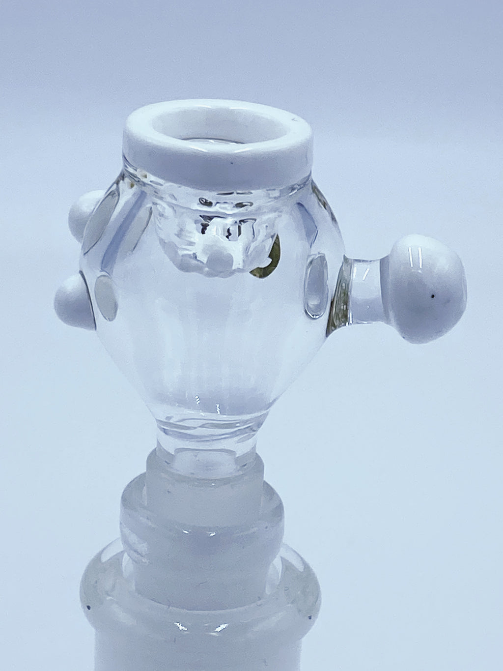 Cheech Glass 14mm White Screen Conic Bowl