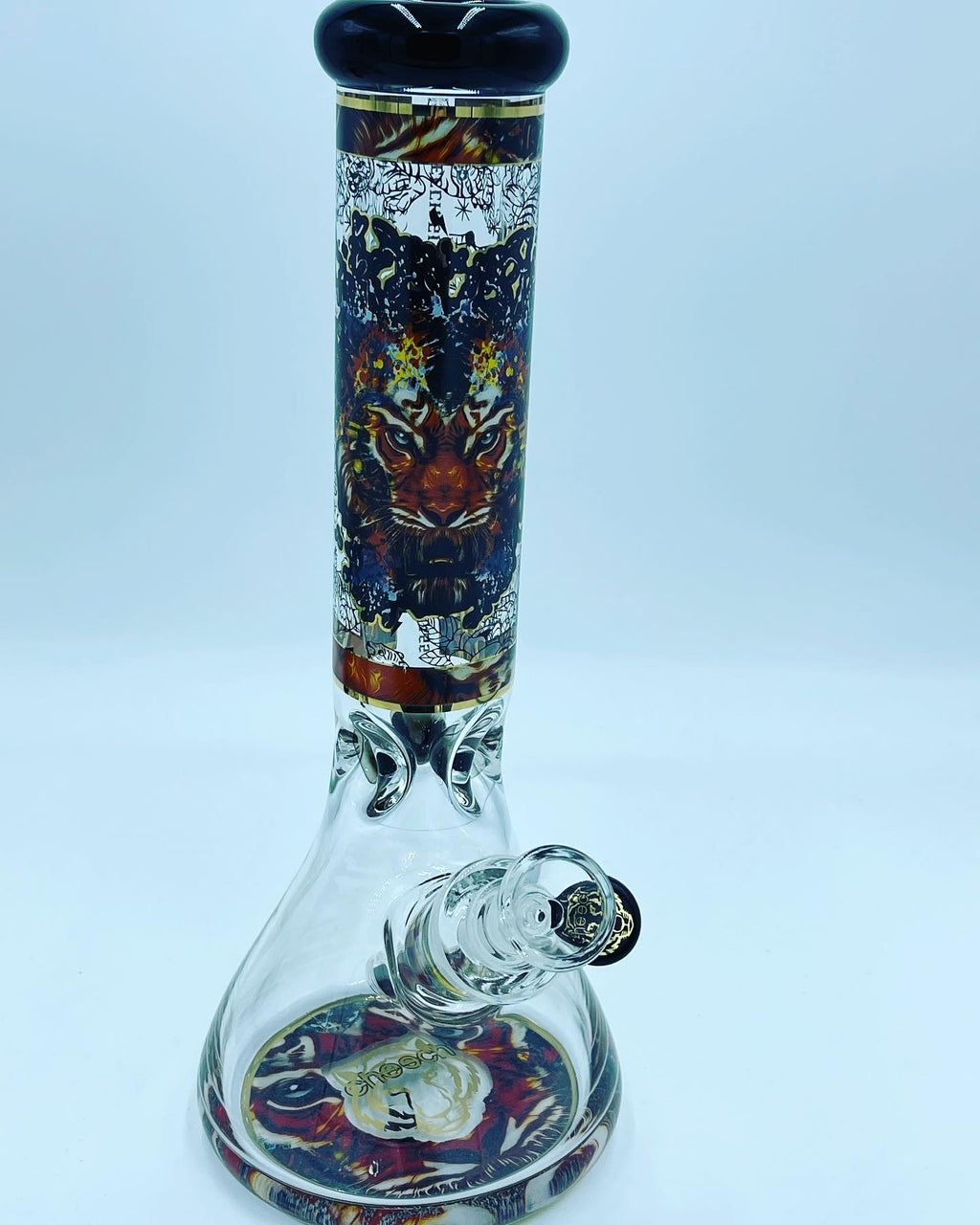 Cheech Glass Lion Beaker Set