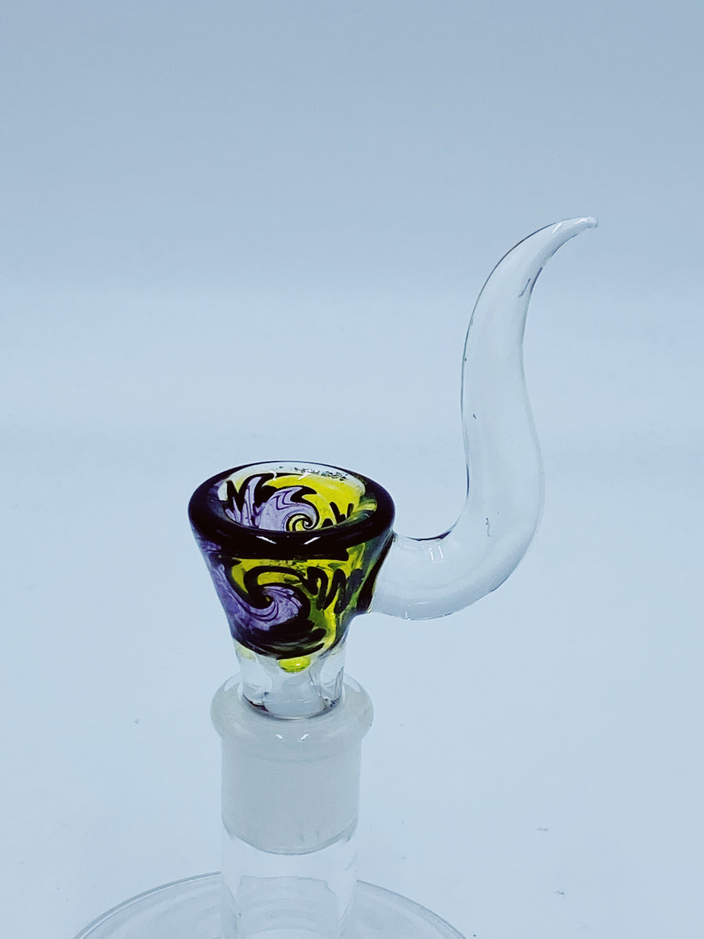 Kobb Glass 18mm Purple Uv Wig Wag Bowl