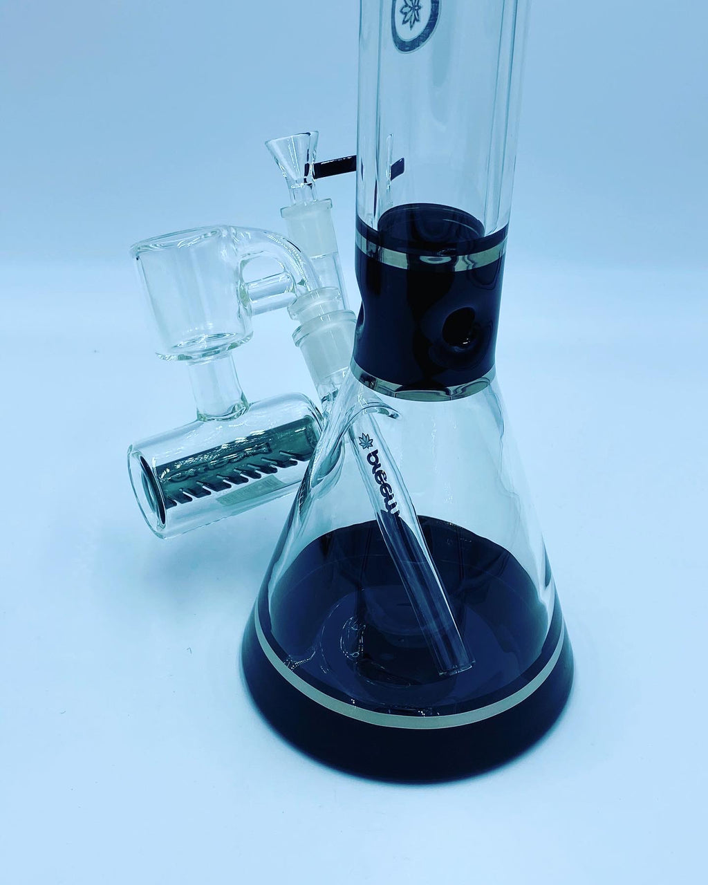 Preemo Glass Black Beaker Set