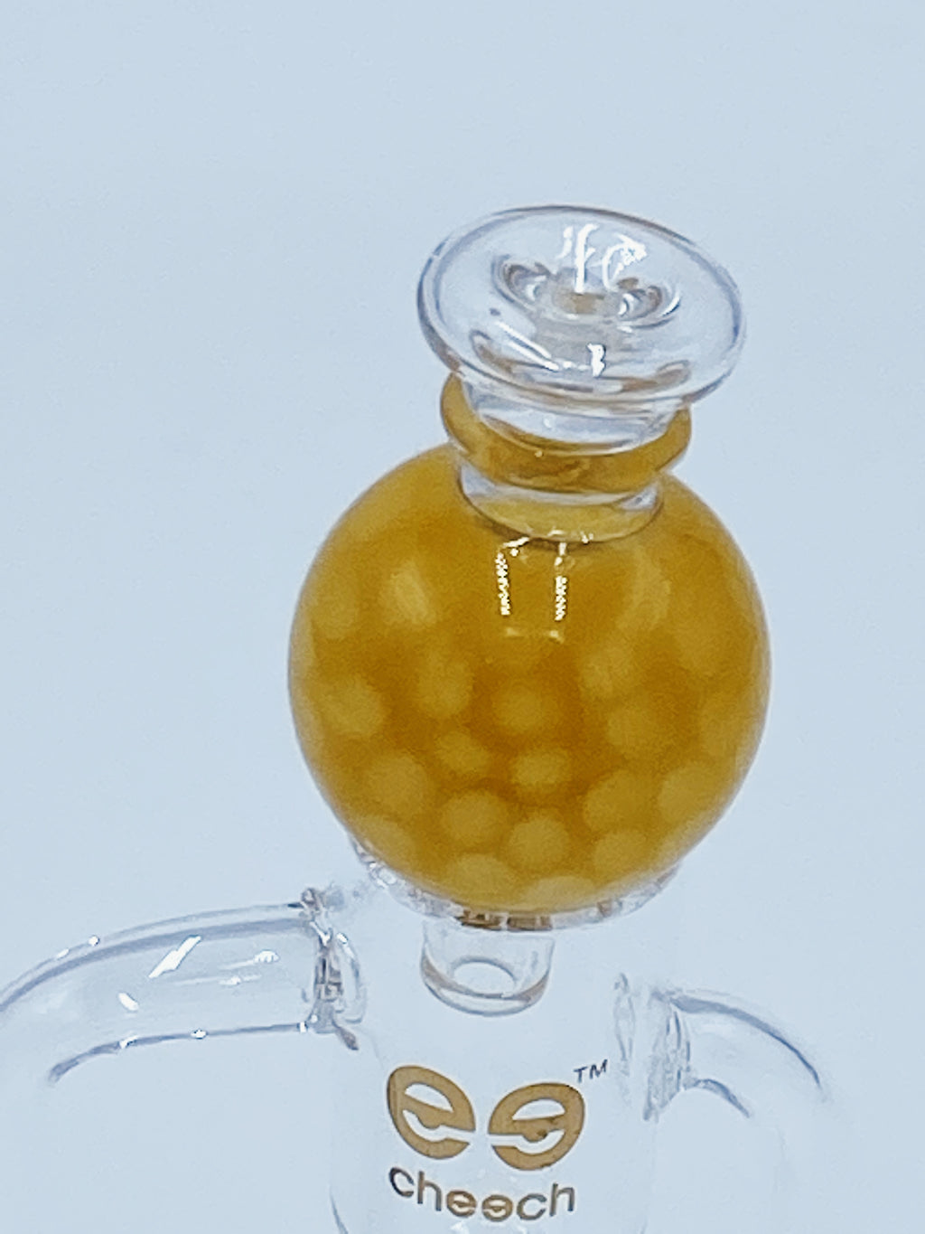 Cheech Glass Yellow Honeycomb Carb Cap
