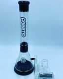 Preemo Glass Black Beaker Set