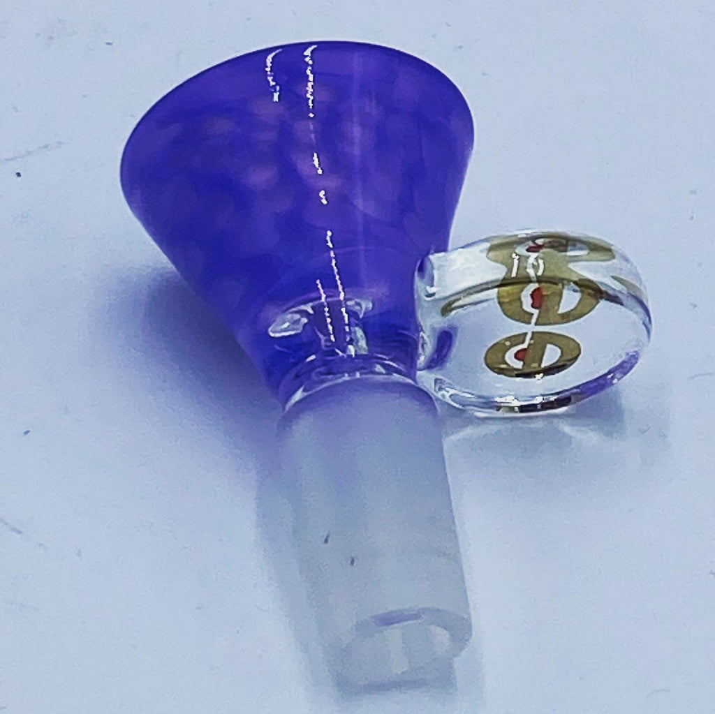 Cheech Glass 14mm Purple Honeycomb Bowl
