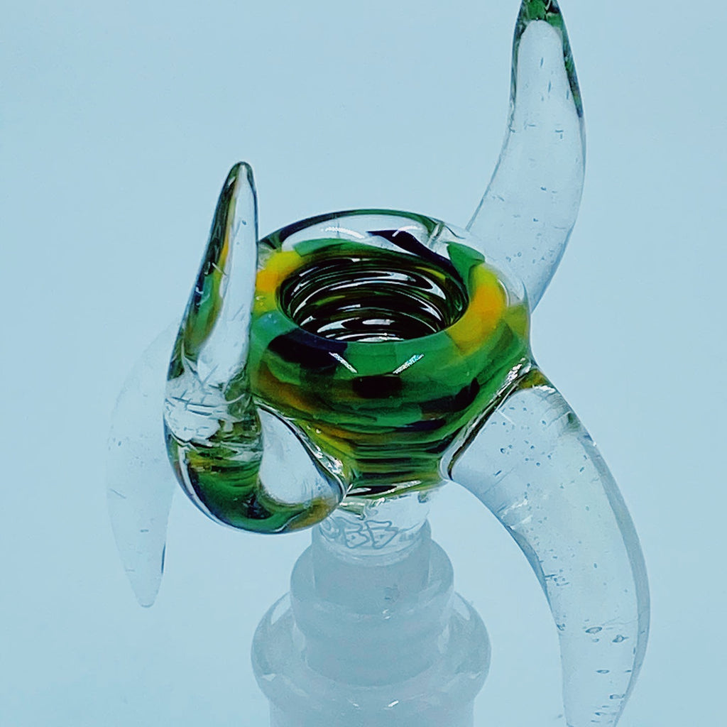 Kobb Glass 14mm Quad Horn Bowl