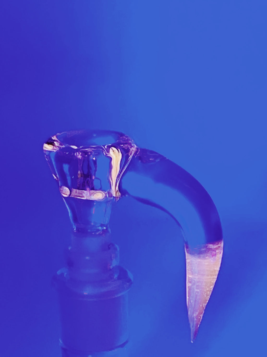 Kobb Glass 14mm Econo Line UV Orange Bowl - Smoke Country - Land of the artistic glass blown bongs
