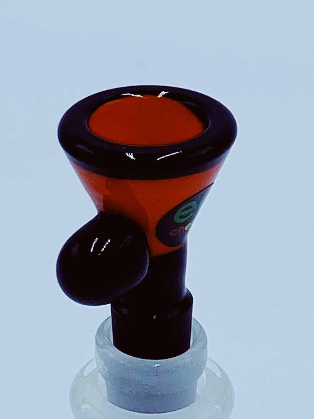 Cheech Glass 14mm Black Lip Red Bowl - Smoke Country - Land of the artistic glass blown bongs