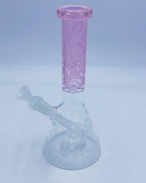 Cheech Glass 12 Inch Pink Skull Beaker