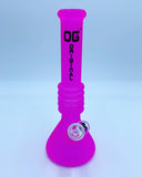 OG Glass 12 Inch Hot Pink Beaker
