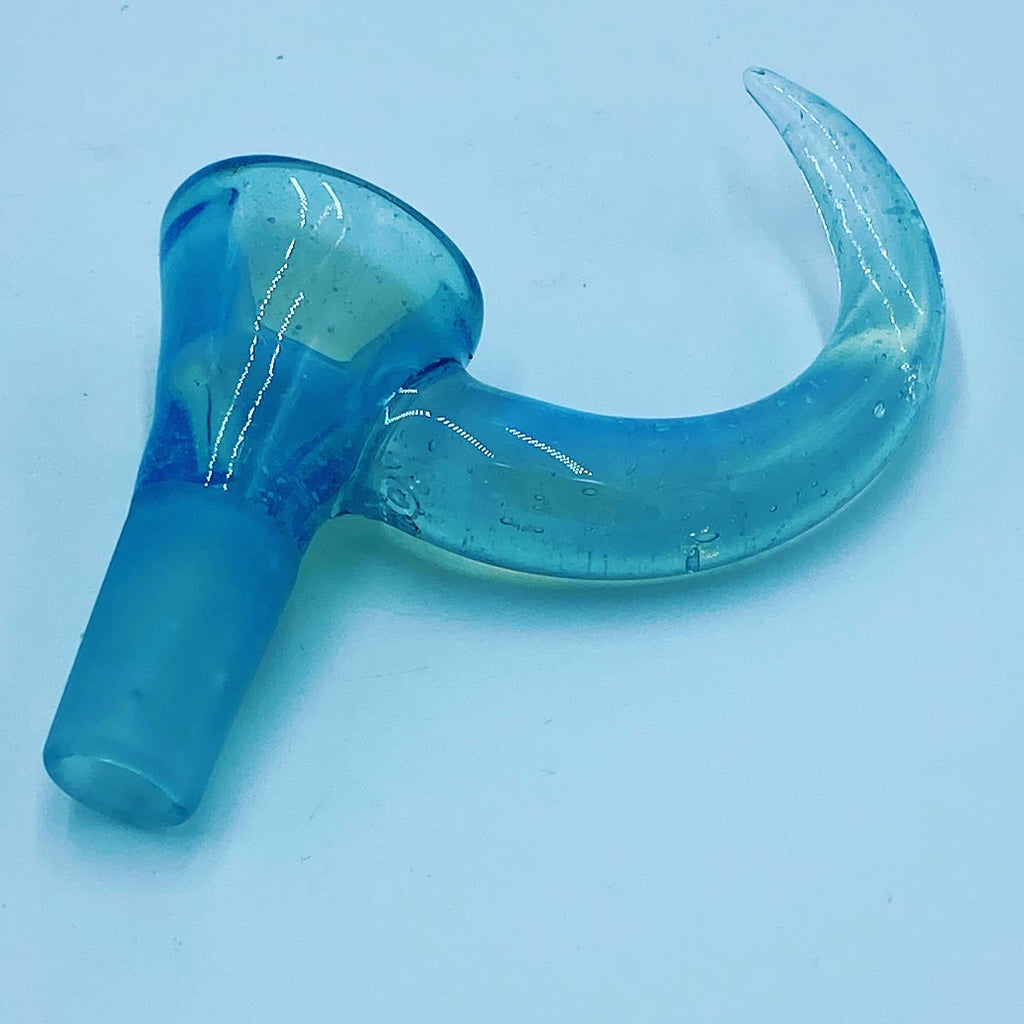 Kobb Glass 18mm Blue Hydro Crushed Opal Bowl
