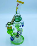 Cheech Glass Slyme Dual Recycler Percolator