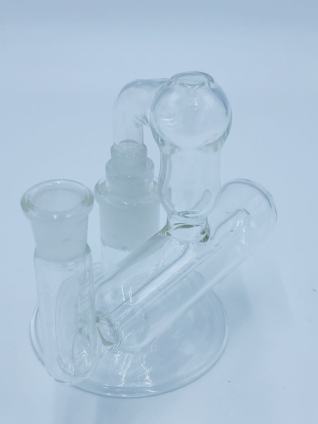 Mainline 14mm 90 Degree inline Ashcatcher accessories mainline- Smoke Country - Land of the artistic glass blown bongs
