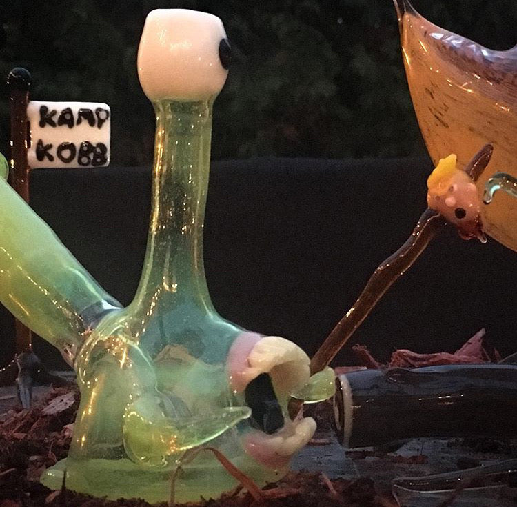 KOBB GLASS CAMP FIRE SET - Smoke Country - Land of the artistic glass blown bongs