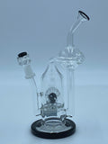 PURE GLASS BLACK LIP RECYCLER - Smoke Country - Land of the artistic glass blown bongs