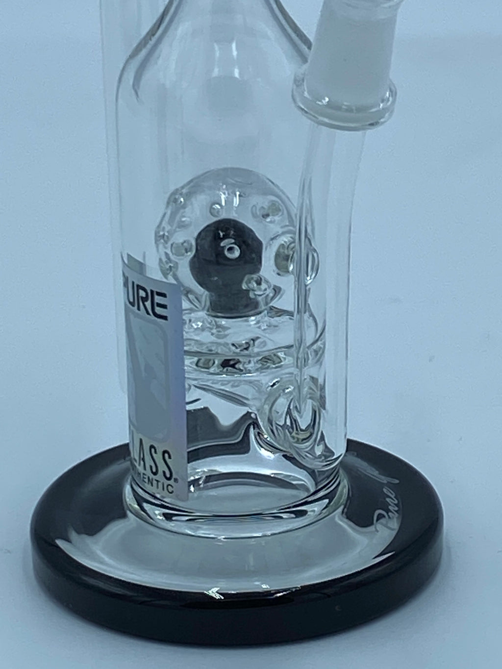 PURE GLASS BLACK LIP RECYCLER - Smoke Country - Land of the artistic glass blown bongs