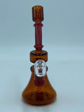 RED EYE GLASS AMBER RIG - Smoke Country - Land of the artistic glass blown bongs
