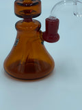 RED EYE GLASS AMBER RIG - Smoke Country - Land of the artistic glass blown bongs