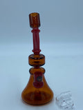 RED EYE GLASS AMBER RIG - Smoke Country - Land of the artistic glass blown bongs