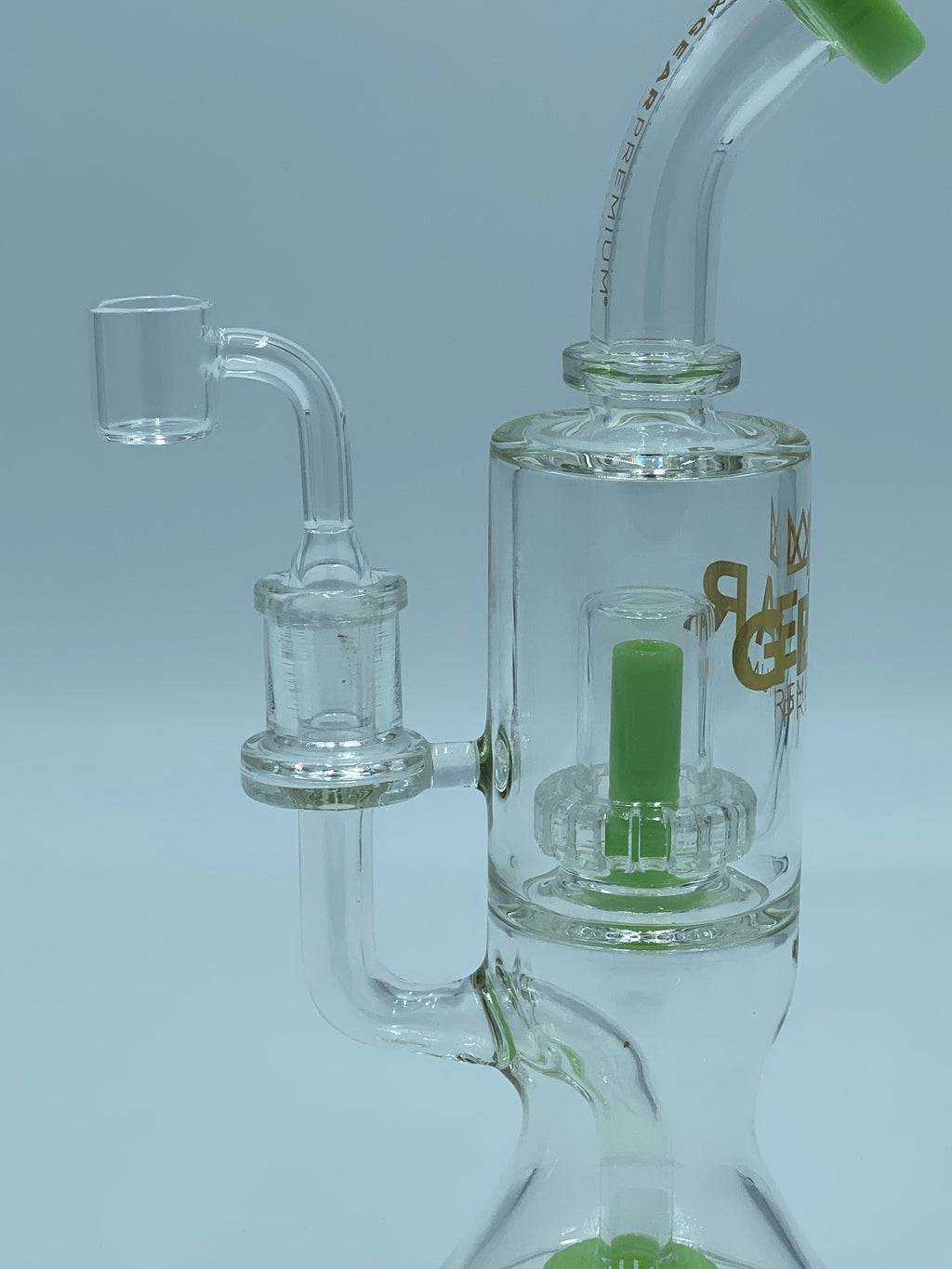 GEAR PREMIUM DOUBLE SHOWER HEAD RIG - Smoke Country - Land of the artistic glass blown bongs