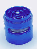 OG BLUE LARGE GLASS JAR GRINDER - Smoke Country - Land of the artistic glass blown bongs