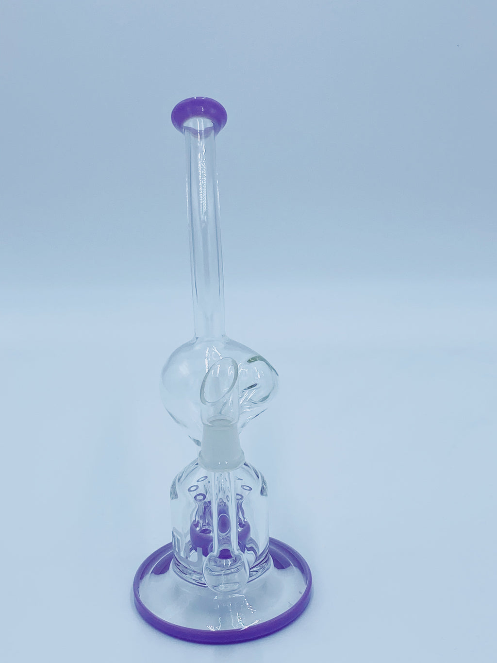 JM FLOW PURPLE SPRINKLER RECYCLER RIG - Smoke Country - Land of the artistic glass blown bongs