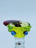 MELT GLASS 14MM FULL UV MONSTER BOWL - Smoke Country - Land of the artistic glass blown bongs