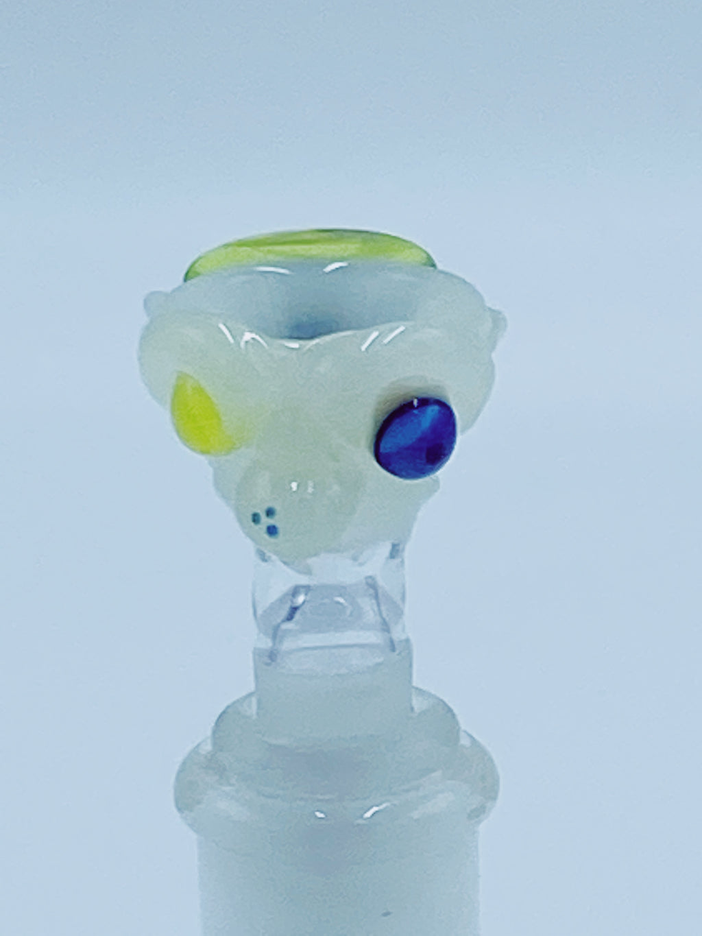 MELT GLASS 14MM FLORESCENT MONSTER BOWL - Smoke Country - Land of the artistic glass blown bongs