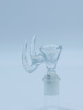 KOBB GLASS DOUBLE HORN CRUSHED OPAL - Smoke Country - Land of the artistic glass blown bongs