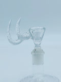KOBB GLASS DOUBLE HORN CRUSHED OPAL - Smoke Country - Land of the artistic glass blown bongs
