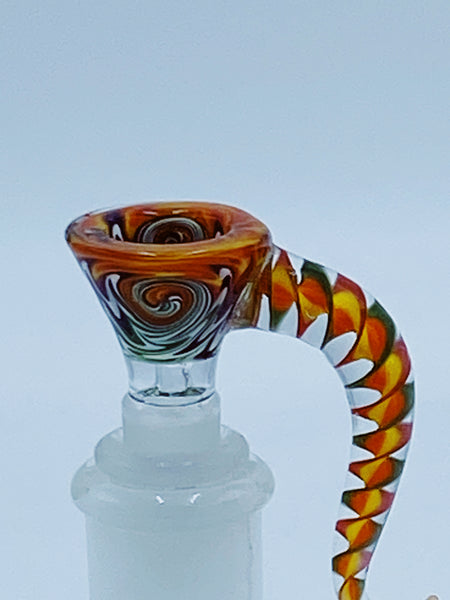 Cheech Glass 14Mm Rasta Horn Bowl