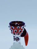 CHEECH GLASS 14MM RED DOWNHOOK BOWL - Smoke Country - Land of the artistic glass blown bongs